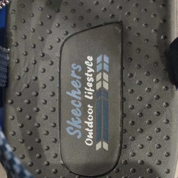 Skechers Blue Strappy Sandals, Size 10 - Picture 6 of 17